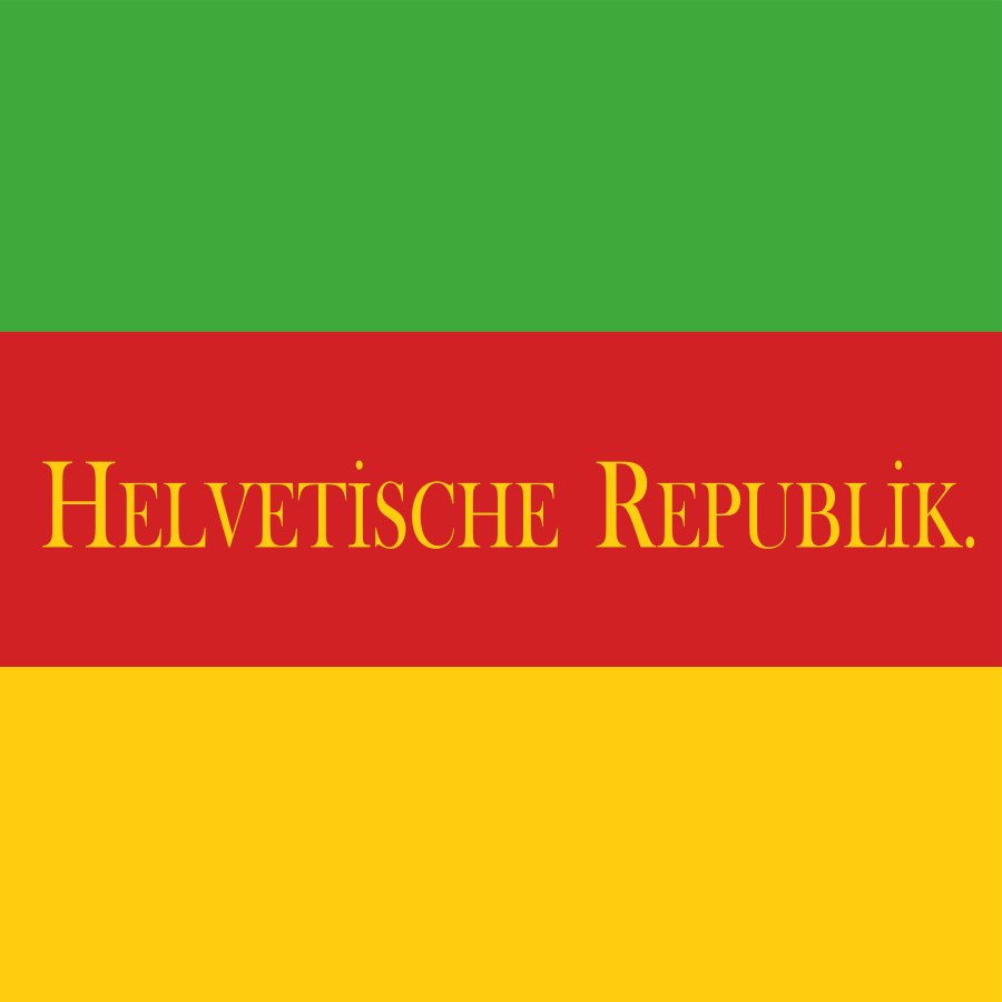 Fahne der Helvetischen Republik